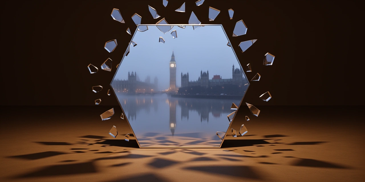 Distorted reality in London